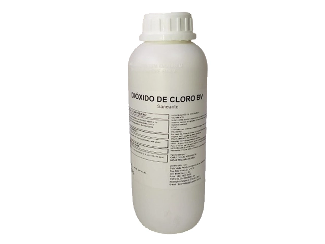 Sanitizante Dióxido de Cloro BV 15% Frasco 1Kg