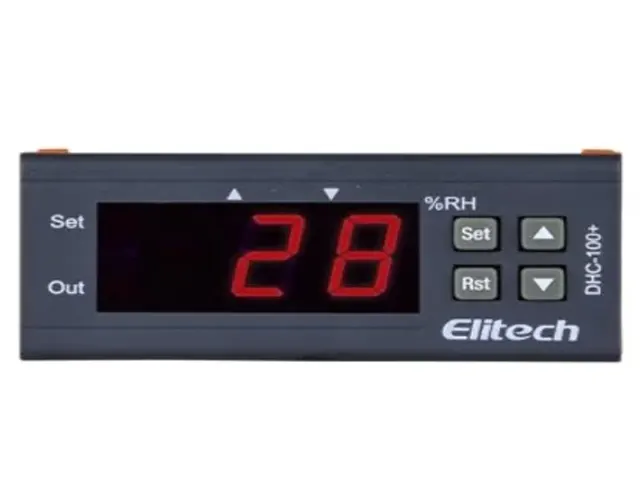 Controlador Digital de Umidade (0-99% UR) 1 Relé (Umid./Desumid.) 1 SENSOR 220V - DHC-100+