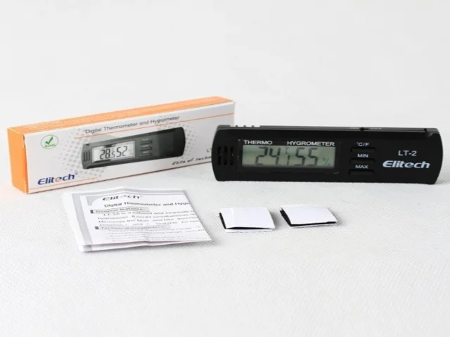 Termo Higrômetro Digital Sensor Interno Máxima e Mínima (-5°C á +50°C / 30% á 90%UR) - LT-2