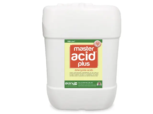 Detergente Ácido Concentrado Master Acid Plus 20L