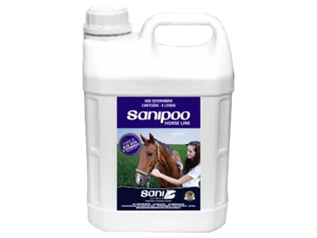 Sanipoo Horse Shampoo para cavalos a Base de Aloe Vera 5L