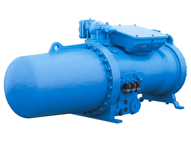 Compressor de Parafuso Semi-Hermético Compacto CX Água UL 620 m³/h