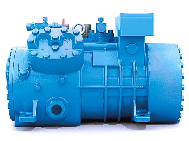 Compressor de Pistão Semi-Hermético CO₂ Transcrítico 8.3 m³/h