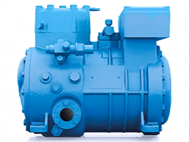 Compressor de Pistão Semi-Hermético ATEX HFO HFC 9 m³/h