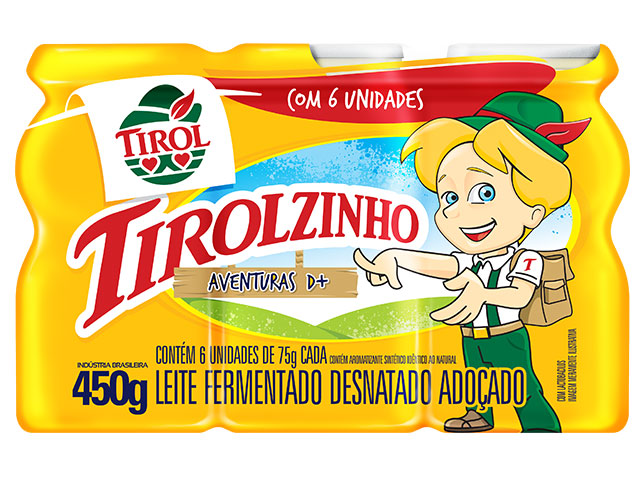 Tirol lança leite fermentado Tirolzinho