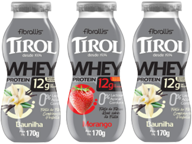 Tirol lança linha de iogurtes com whey protein