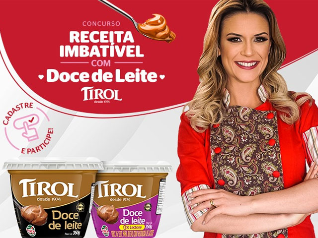 Laticínios Tirol promove concurso para selecionar receitas com seu doce de leite