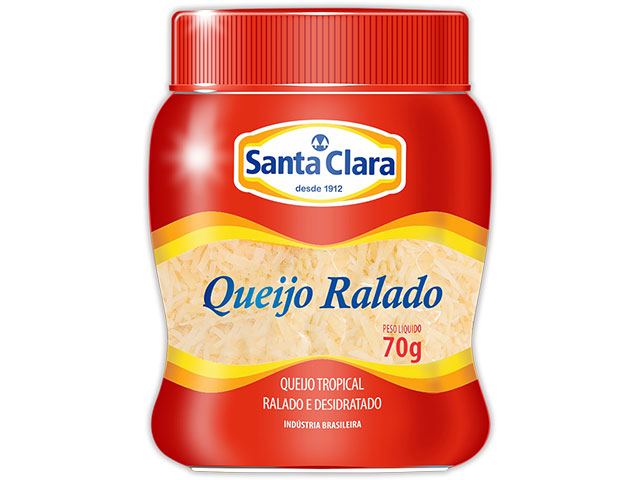 Santa Clara lança queijo ralado em pote