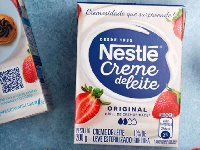 Creme de Leite Nestlé passa por rebranding