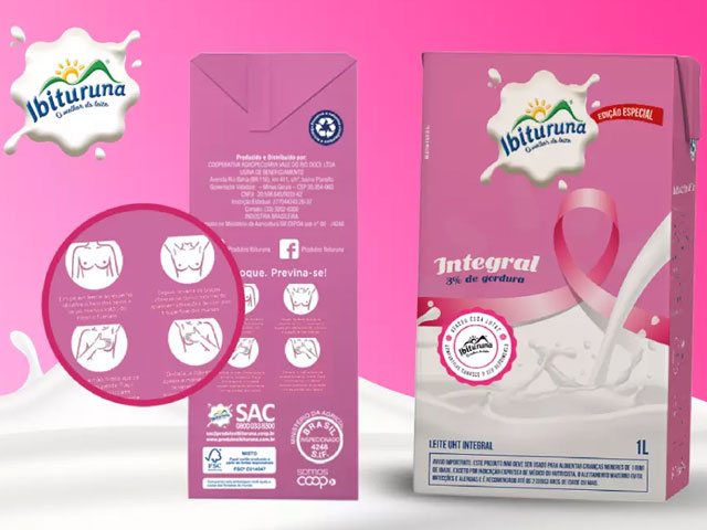 Ibituruna lança embalagem especial para campanha do Outubro Rosa