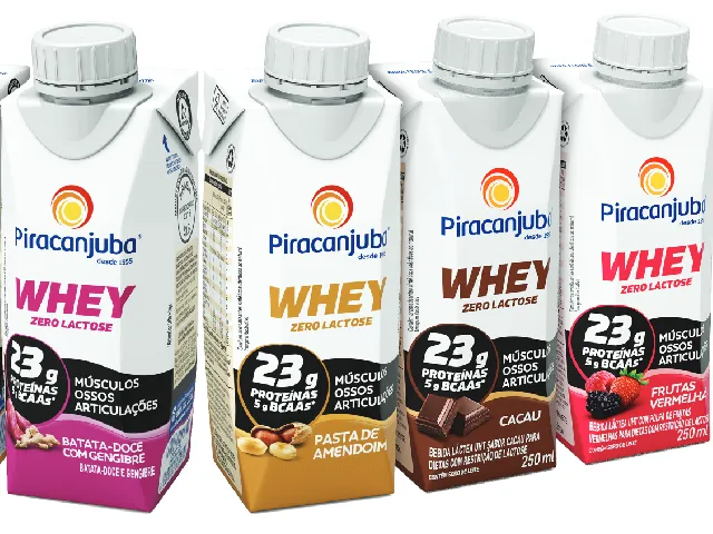 Piracanjuba Whey ganha novos sabores