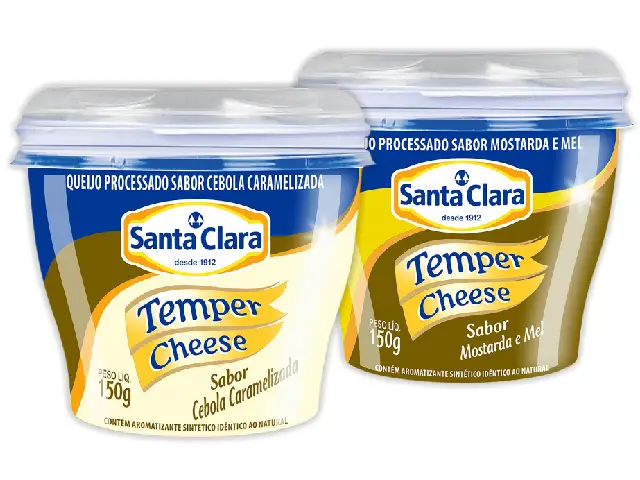 Santa Clara lança novos sabores de Temper Cheese