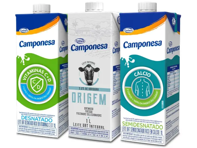 Embaré amplia linha de lácteos Camponesa e lança produtos com foco na expansão de mercado da companhia