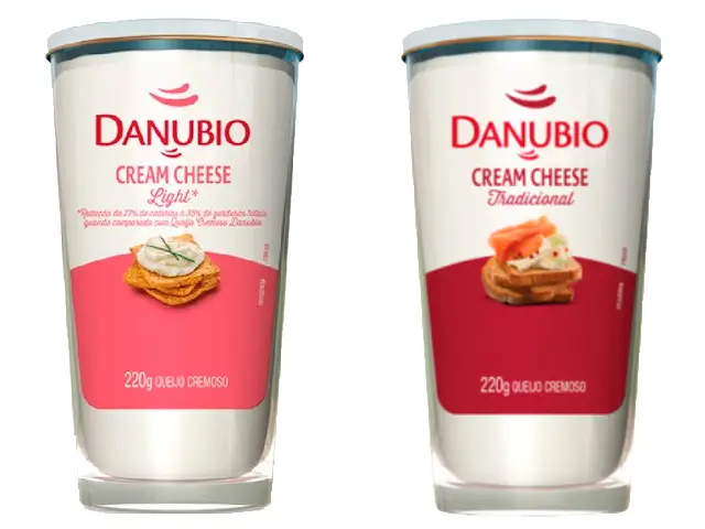 Cream Cheese Danubio em novas embalagens