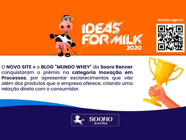 Sooro Renner é contemplada com o Ideas for Milk