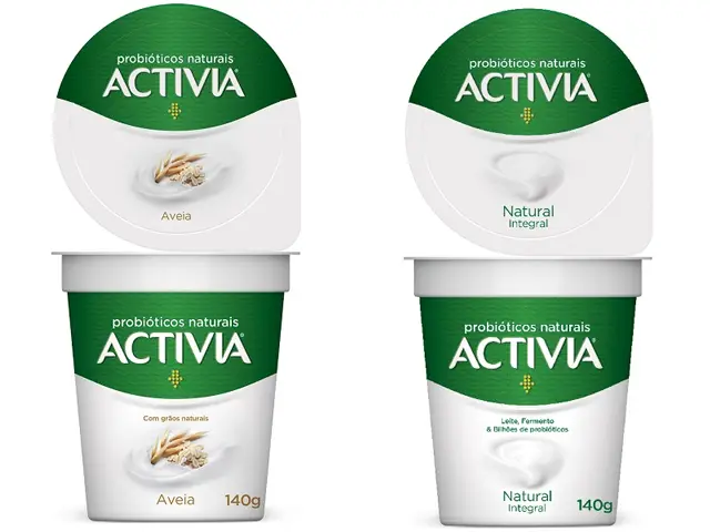 Activia lança iogurtes naturais com probióticos