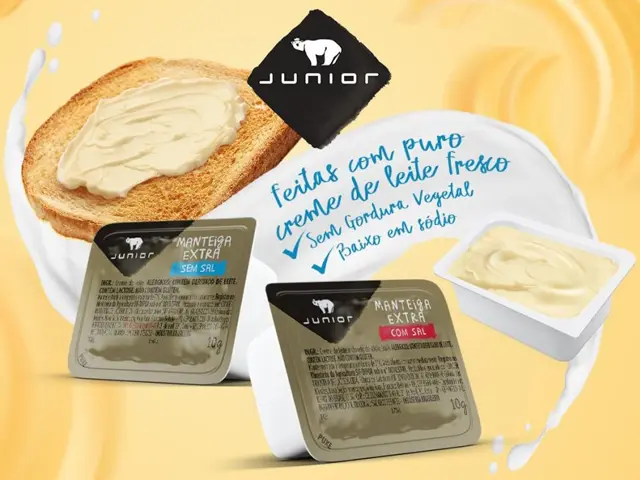 Junior relança manteigas para o food service