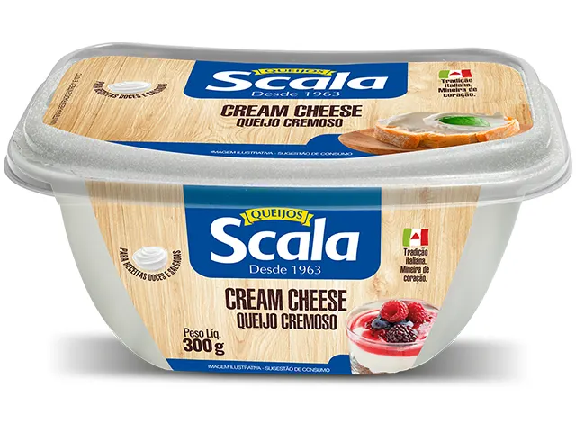 Scala apresenta ao mercado seu Cream Cheese em versão pote