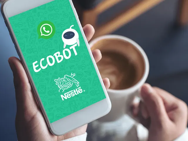 Ecobot Nestlé ajuda consumidor a encontrar pontos de descarte e coleta seletiva