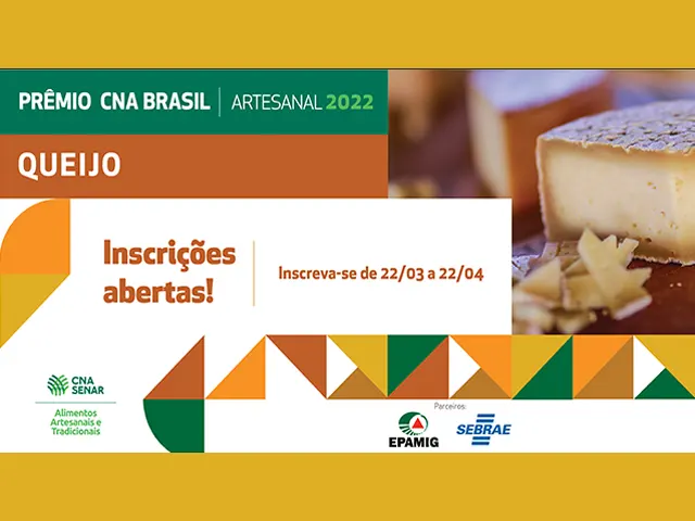 CNA vai premiar melhor queijo artesanal do Brasil