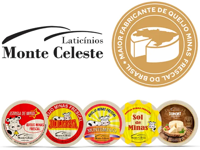 Pesquisa aponta Laticínios Monte Celeste como o maior fabricante de QMF do Brasil