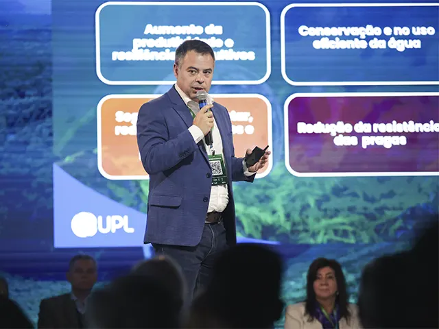 Com biossoluções, Brasil se destaca globalmente em sustentabilidade agrícola, afirma diretor global de NPP da UPL
