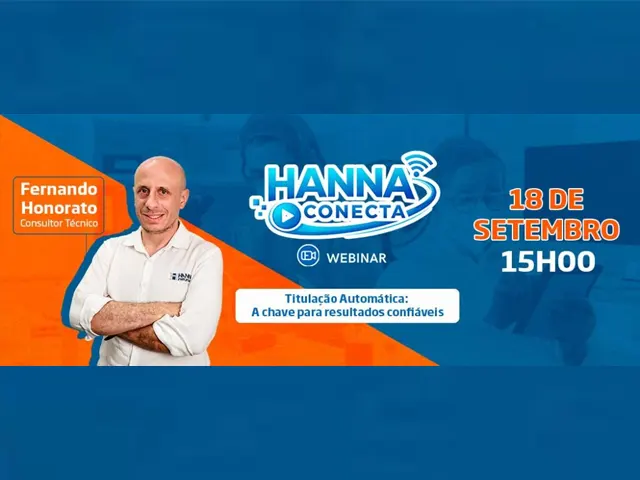 Hanna Conecta - Webinar Titulação Automática: a chave para resultados confiáveis