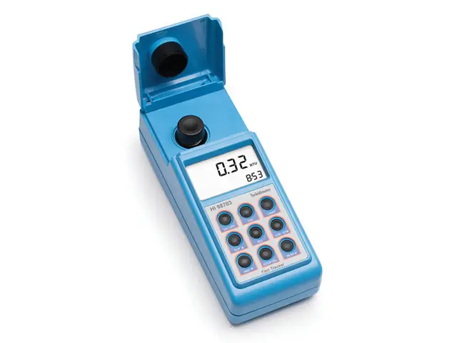 Turbidímetro Portátil Concordante com a EPA com Tecnologia Fast Tracker HI98703