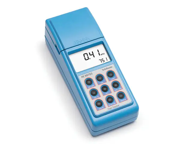 Turbidímetro Portátil Concordante com a EPA com Tecnologia Fast Tracker HI98703