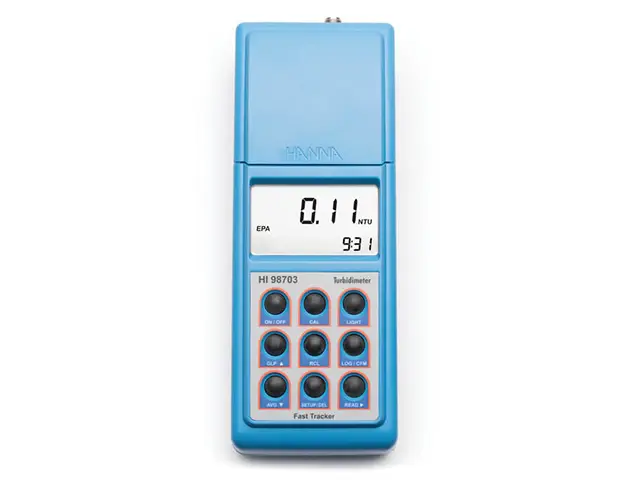 Turbidímetro Portátil Concordante com a EPA com Tecnologia Fast Tracker HI98703