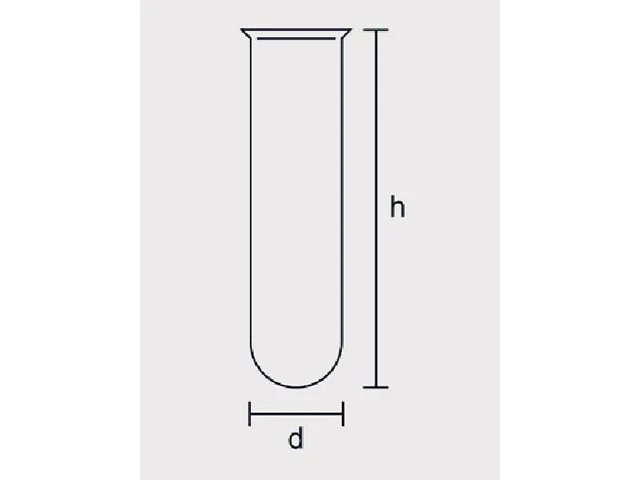 Tubo de Crioscopia com Orla Manual 154 ml Laborglas