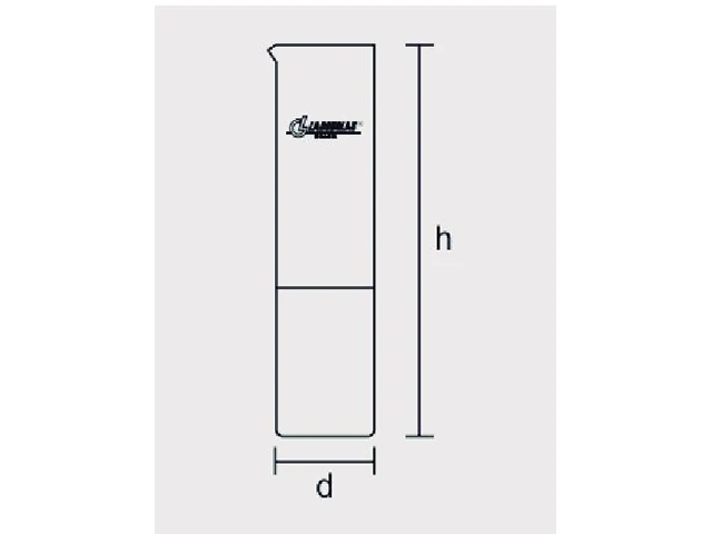 Tubo Cilíndrico para Ensaio de Cor Laborglas