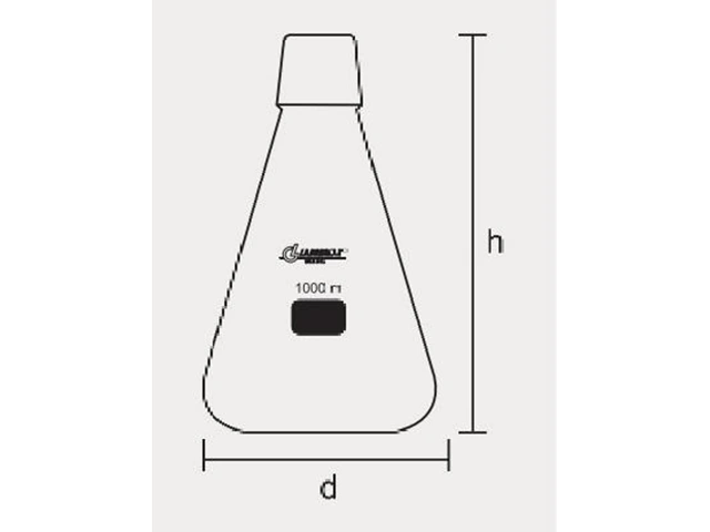 Frasco de Filtragem para Conjunto de Filtração 2000 ml Laborglas