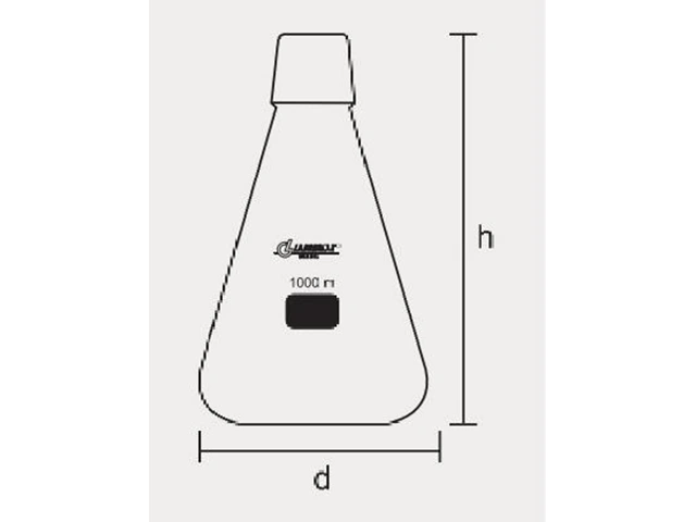 Frasco de Filtragem para Conjunto de Filtração 500 ml Laborglas