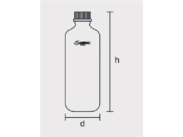 Frasco Roller Para Cultura de Células 110 x 285 mm Laborglas