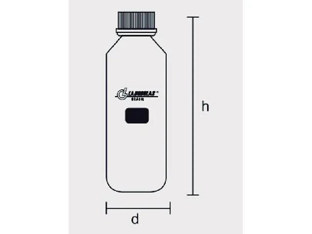Frasco para Diluição de Leite sem Graduação Laborglas