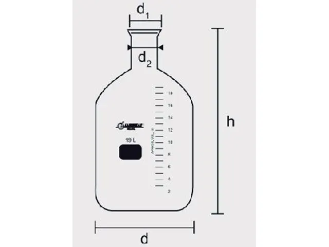 Garrafão para Solução 9 L Laborglas