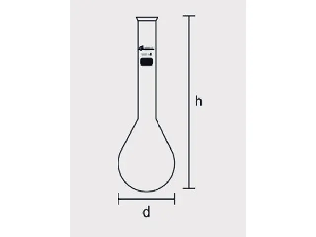 Frasco Kjeldahl Gargalo Longo 500 ml Laborglas