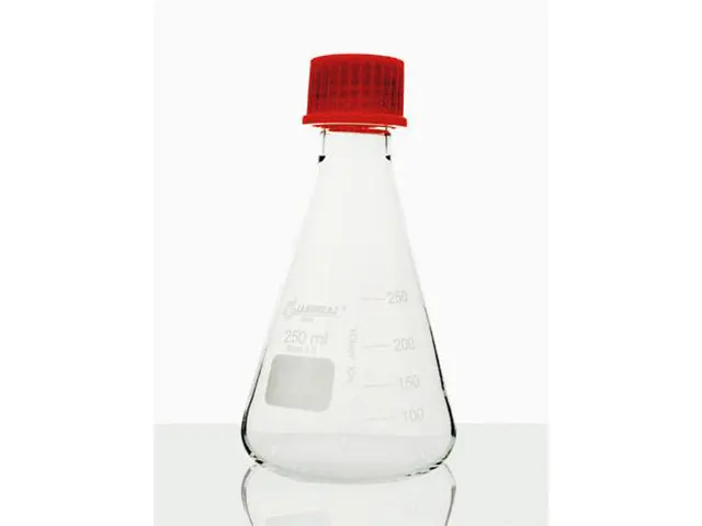 Frasco Erlenmeyer Graduado com Tampa de Rosca 250 ml Laborglas