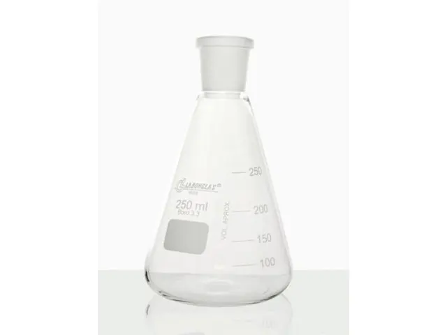 Frasco Erlenmeyer com Junta Esmerilhada 500 ml Laborglas