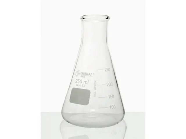 Frasco Erlenmeyer Boca Estreita Graduado 2.000 ml Laborglas