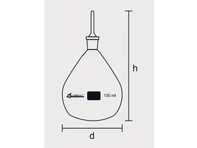 Picnômetro Gay Lussac 1.000 ml Laborglas