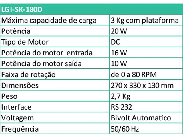 Agitador 3D LGI-SK-180D LGI SCIENTIFIC