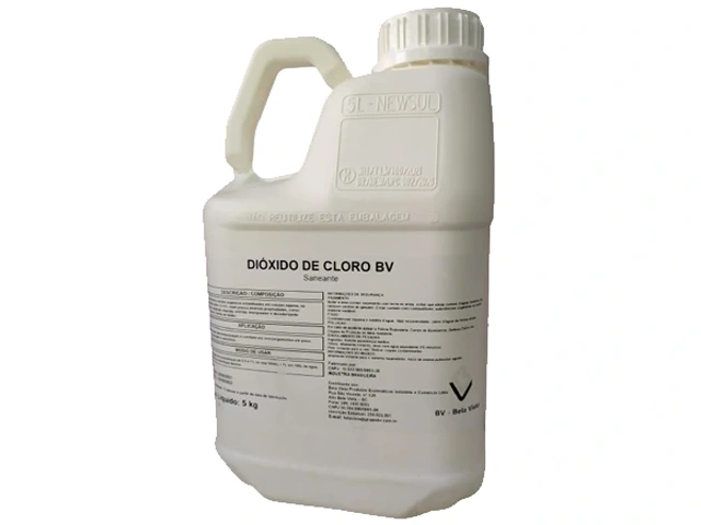 Sanitizante Dióxido de Cloro BV 15% Frasco 5Kg