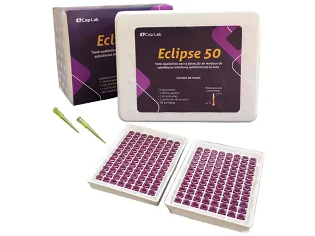 Teste para Detecção de Inibidores e Antibióticos no Leite Eclipse 50