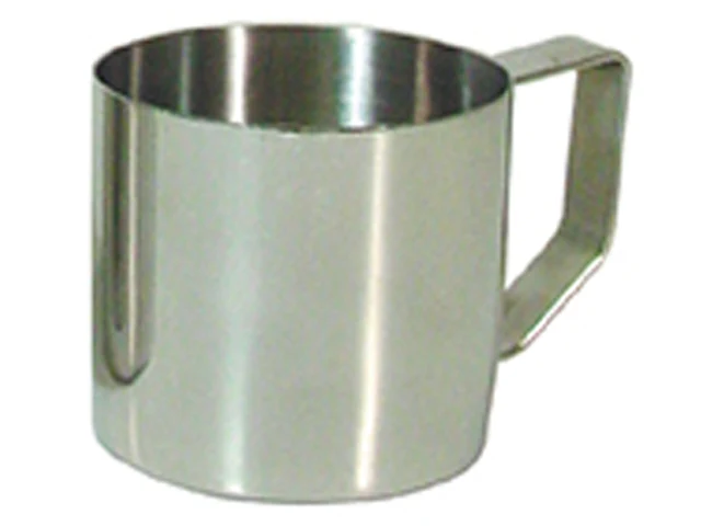 Caneca Inox Coleta de Amostra Cabo Curto 100ml