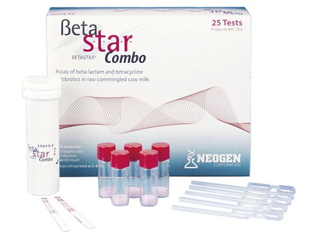 Teste Rápido Antibióticos Beta Lactâmicos e Tetraciclina em Leite BetaStar S Combo