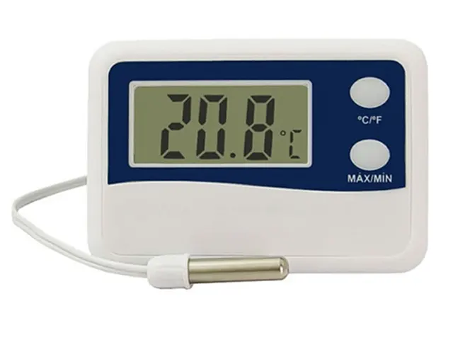 Termômetro Digital para Refrigeração Máxima e Mínima