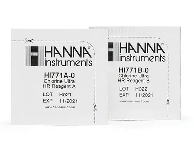 Reagente para Checker HC para Cloro de Faixa Ultra Alta 25 Testes HI771-25