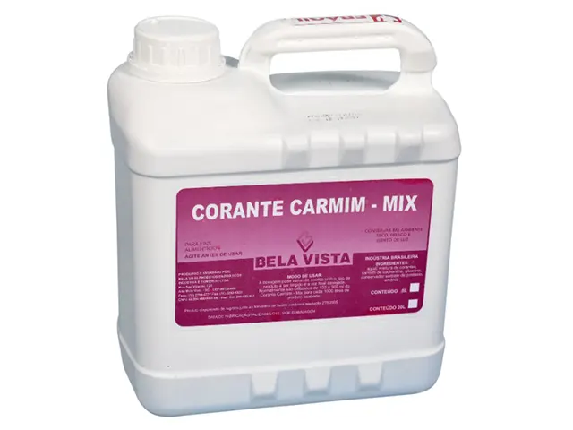Corante Carmim Mix para Iogurtes e Bebidas Lácteas Bombona 5L